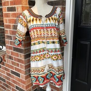 Funky People‎ Decretive Aztec Tunic Top